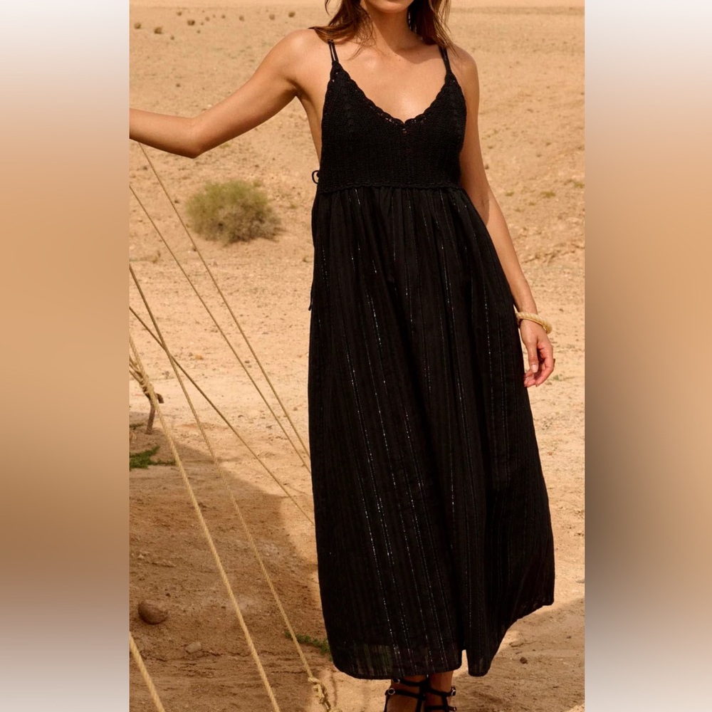 Maison Stella & Susie Maxi crotchet Dress